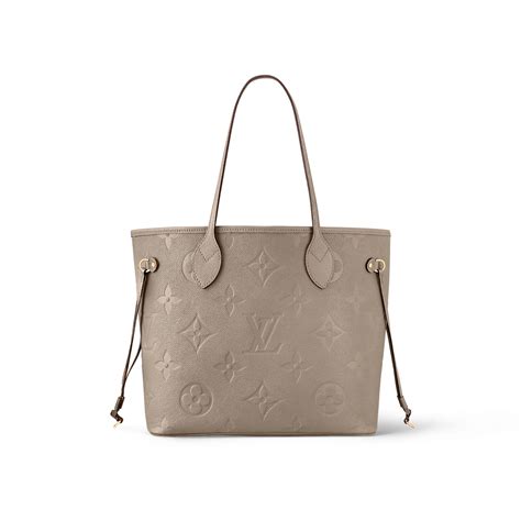 lv m45685|Neverfull MM Mid Size Leather Tote .